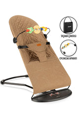Balance Lüx Cotton Üç Kademeli Sallanan Ana Kucağı Katlanır (OYUNCAK APARATLI VE SEYAHAT ÇANTALI)