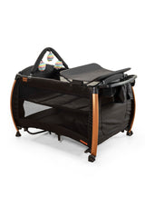 Maccon Goldie Alüminyum Kasa Park Yatak Sallanır Cibinlikli Oyun Parkı Beşik 70X110 Cm