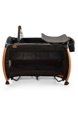 Maccon Goldie Alüminyum Kasa Park Yatak Sallanır Cibinlikli Oyun Parkı Beşik 70X110 Cm