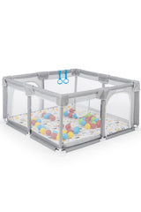 Original Playard Plus Güvenli Bebek Ve Çocuk Oyun Alanı Oyun Parkı 120x120 Oyun Matı Ve Topları