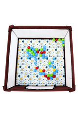 Premio Keten Güvenli Bebek Ve Çocuk Oyun Alanı Oyun Parkı 120x120 Oyun Matı Ve Topları