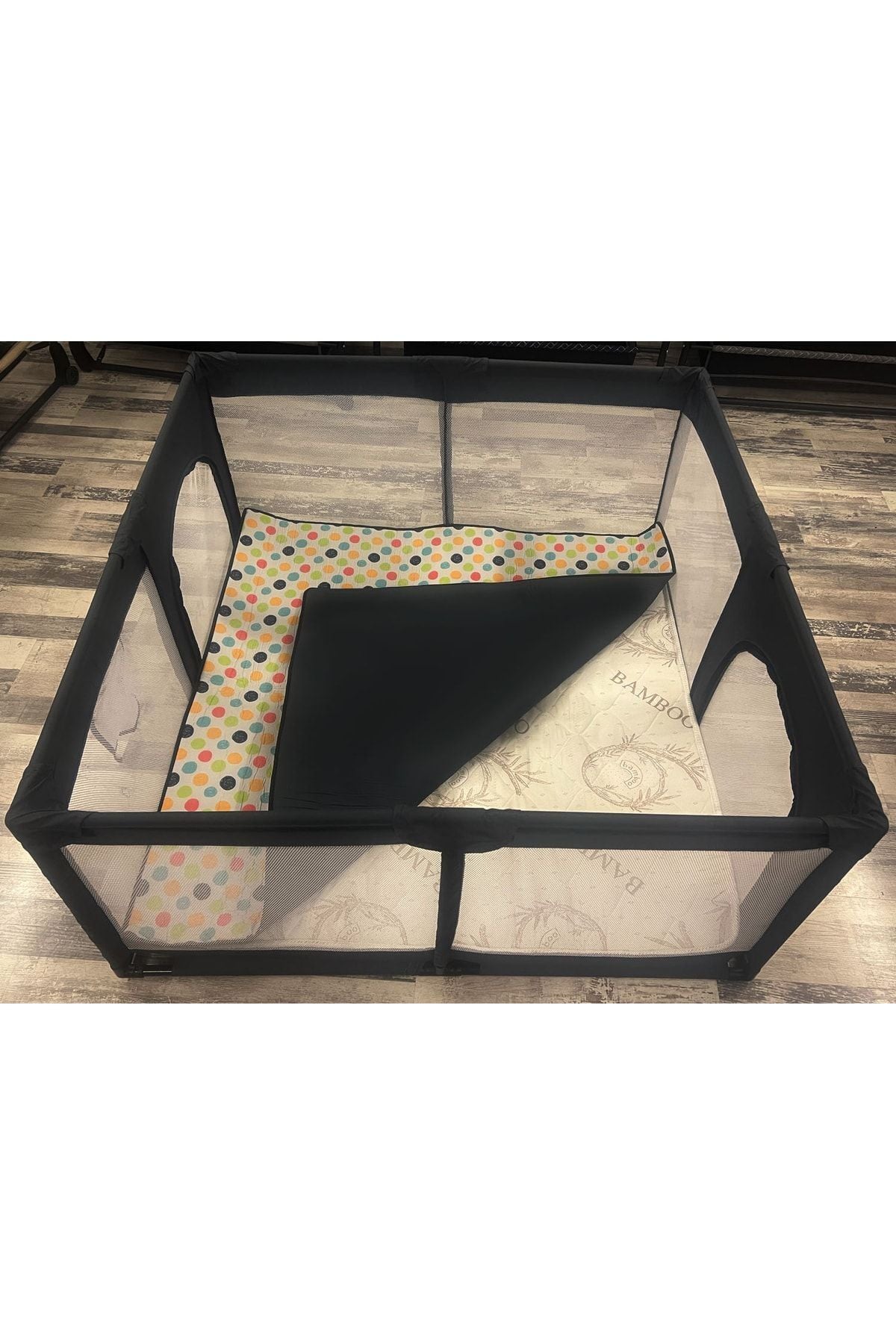 Bambu Konforlu 120x120 Oyun Alanına Uygun Sünger Oyun Parkı Oyun Alanı Bebek Yatağı