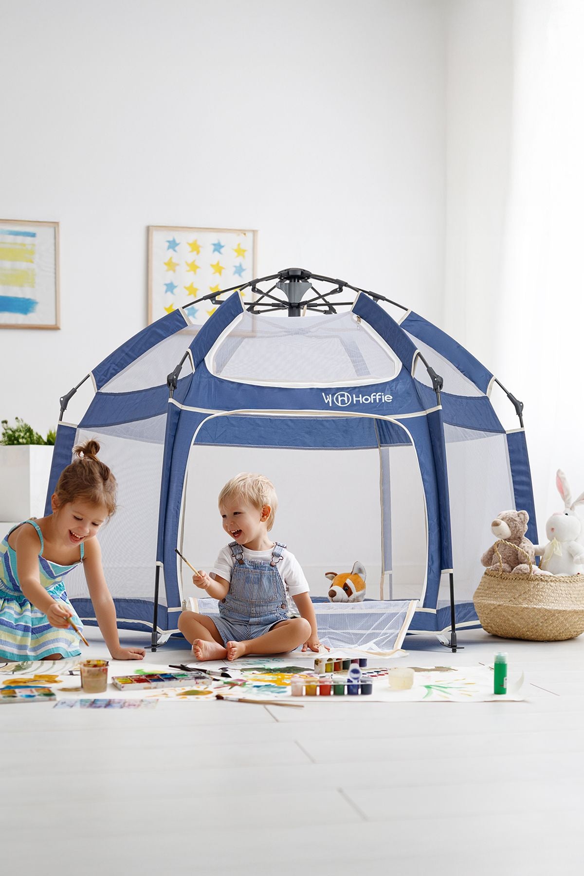 Foldy Plus Katlanabilir Bebek Ve Çocuk Oyun Parkı-Alüminyum-Kolay Kurulum,Oyun Matı Ve Toplar