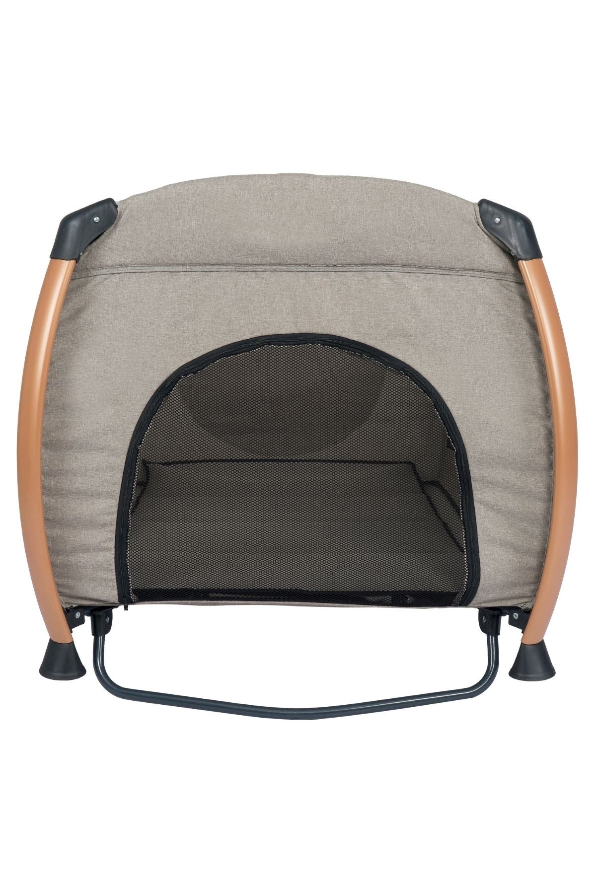 Maccon Goldie Alüminyum Kasa Park Yatak Sallanır Cibinlikli Oyun Parkı Beşik 70X110 Cm