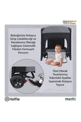 Mastic Anne Yanı Park Yatak Sallanır Oyun Parkı Cibinlikli Yatak Hediyeli 70x110 Cm