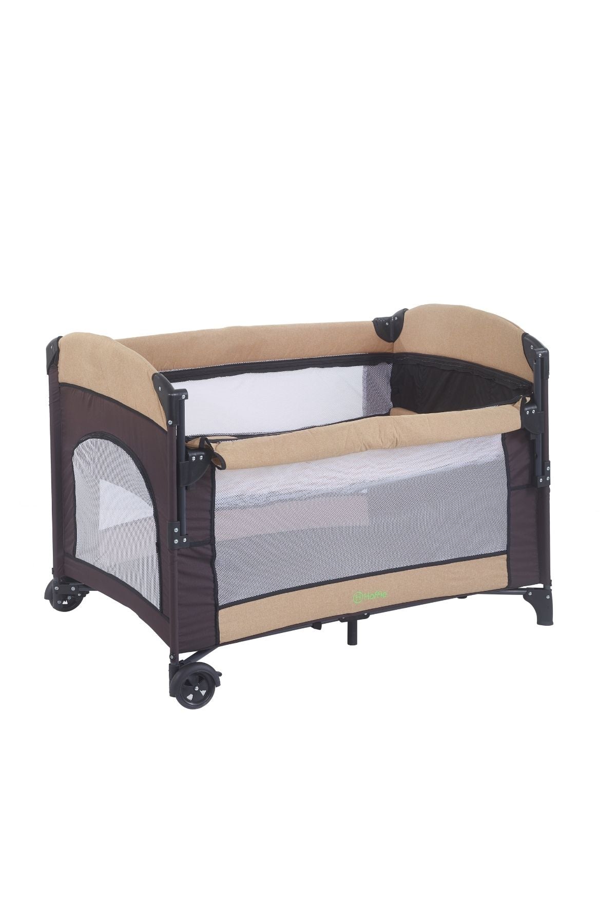 Mastic Anne Yanı Sallanır Cibinlikli Oyun Parkı Bebek Beşik 70x110 Cm