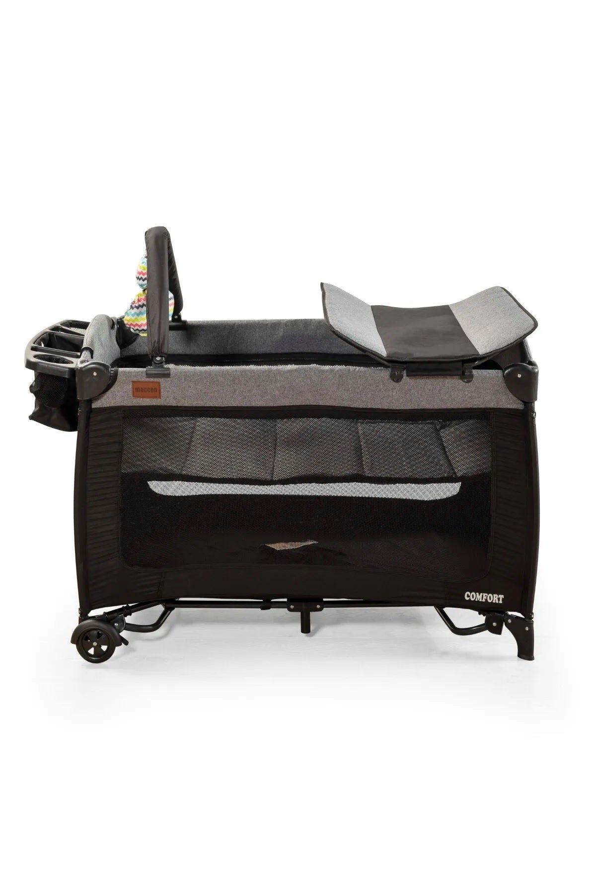 Mcn Comfier Park Yatak Sallanır Cibinlikli Oyun Parkı Beşik 70x110 Cm