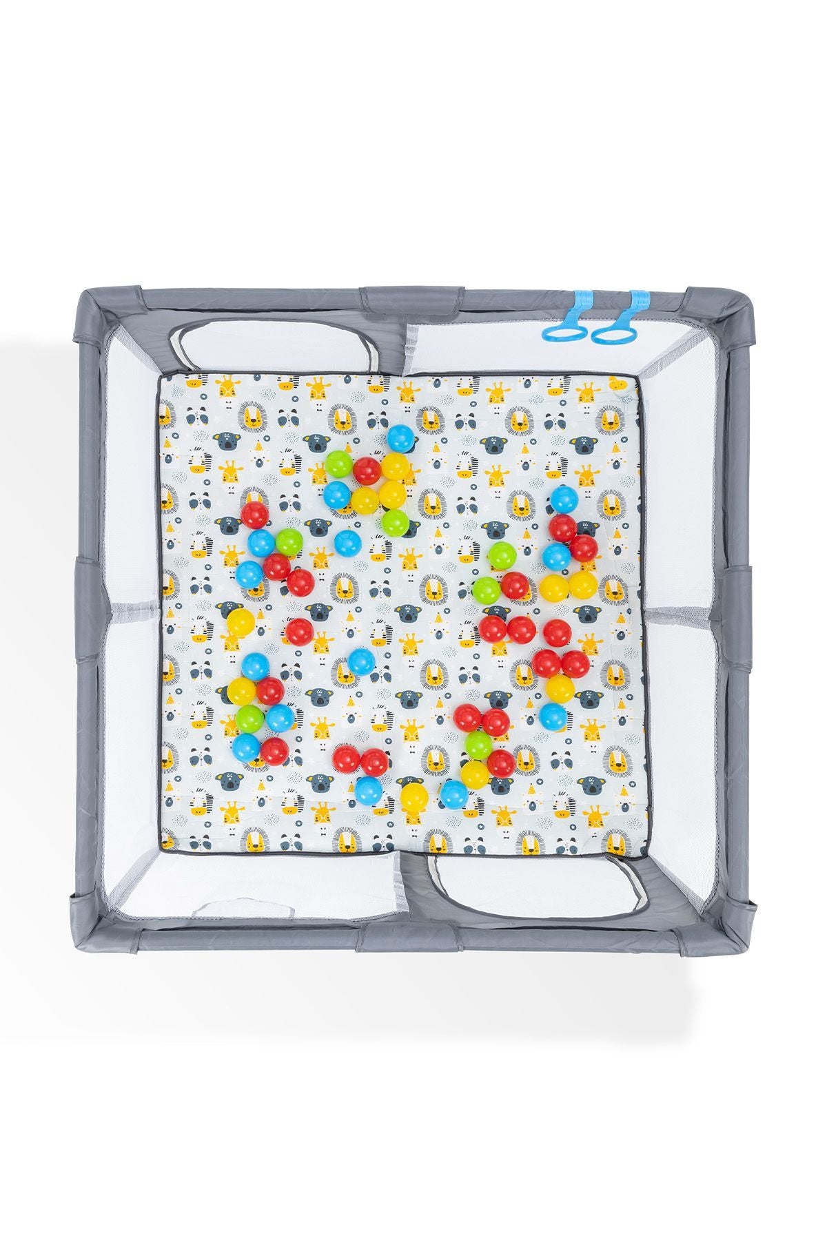 Original Playard Plus Güvenli Bebek Ve Çocuk Oyun Alanı Oyun Parkı 120x120 Oyun Matı Ve Topları