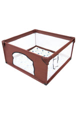 Premio Keten Güvenli Bebek Ve Çocuk Oyun Alanı Oyun Parkı 120x120 Oyun Matı Ve Topları