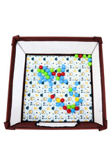 Premio Keten Güvenli Bebek Ve Çocuk Oyun Alanı Oyun Parkı 120x120 Oyun Matı Ve Topları